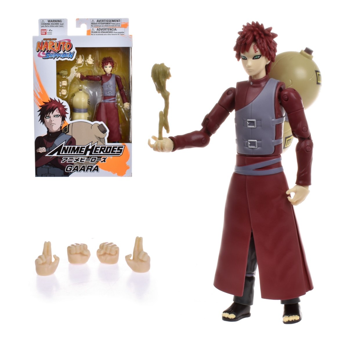 Figura 17 Cms Legendaria Anime Heroes Naruto De Bandai - Gaara